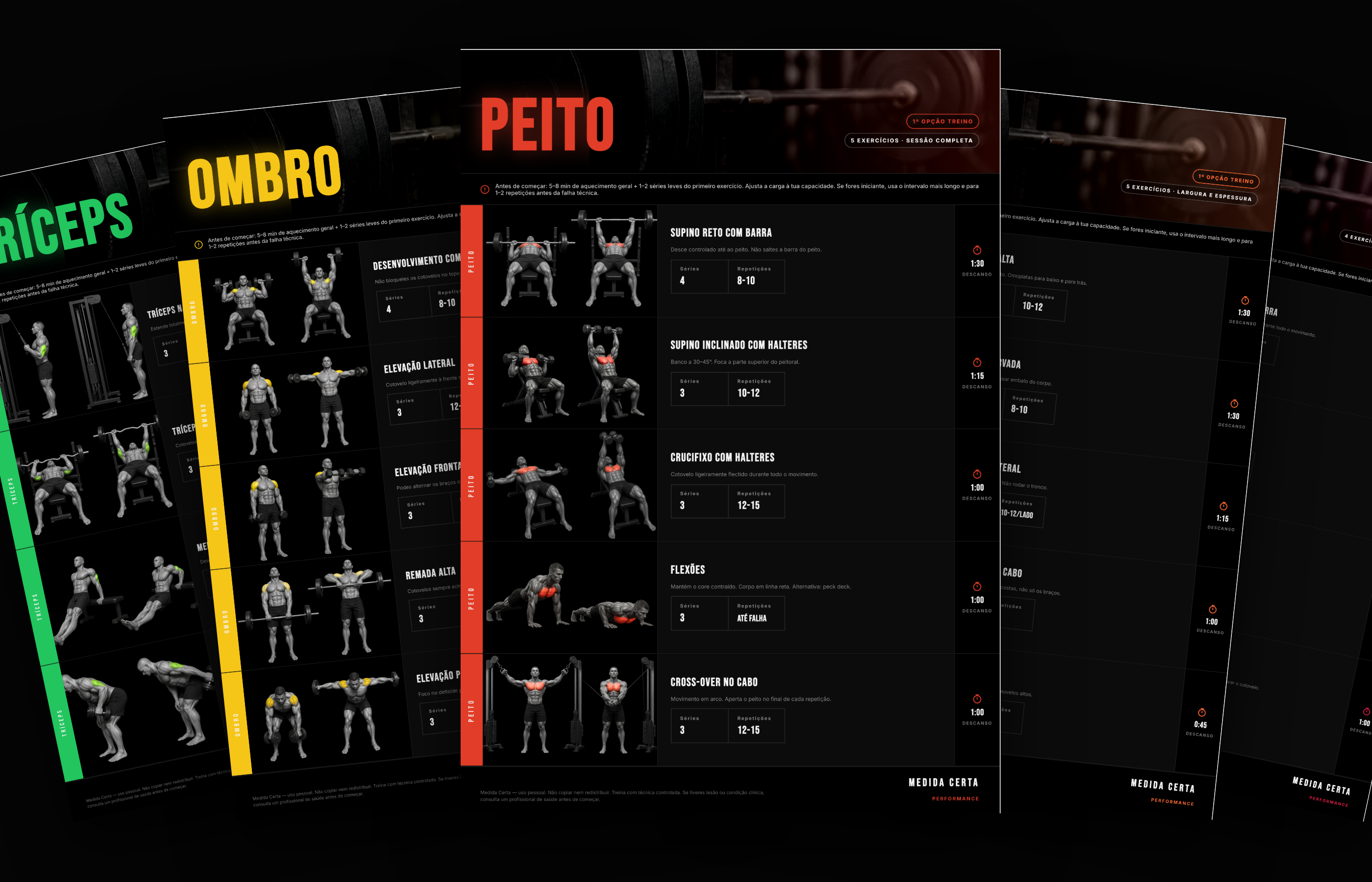 Fichas de membros superiores