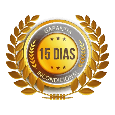 Selo de garantia incondicional de 15 dias